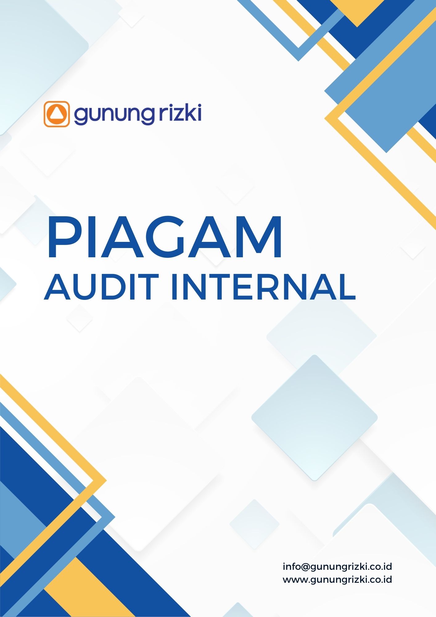 Piagam Audit Internal BPR Gunung Rizki