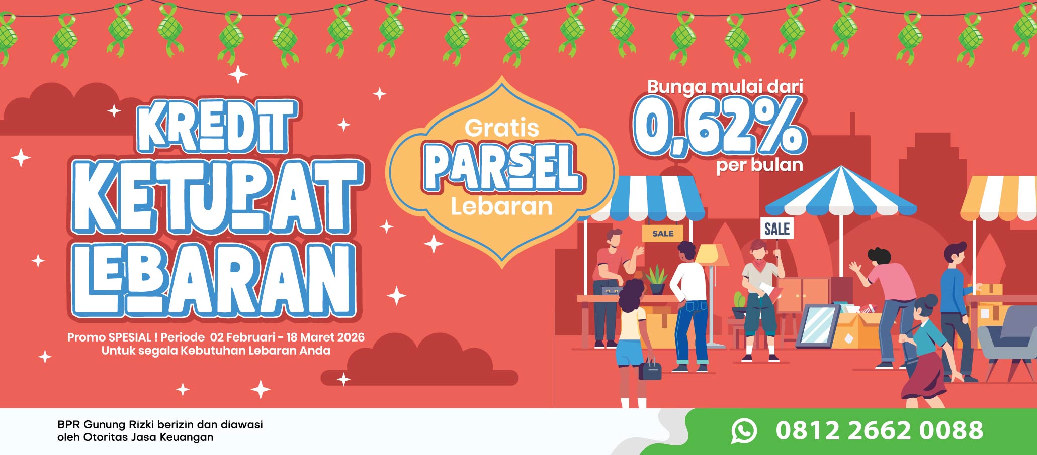 Kredit Ketupat Lebaran BPR Gunung Rizki